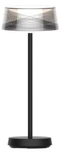 LED Stmívatelná stolní lampa CASABLANCA LED/3,4W/5V USB 3600 mAh IP44 černá