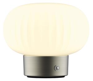 LED Stmívatelná dotyková stolní lampa LATTE LED/1,8W/5V USB 2000 mAh chrom/bílá