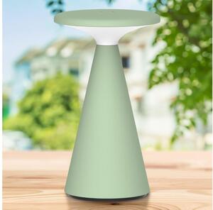 LED Stmívatelná stolní lampa PAROS LED/1,8W/5V USB 1800 mAh IP44 zelená