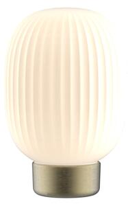 LED Stmívatelná dotyková stolní lampa LATTE LED/1,8W/5V USB 2000 mAh zlatá/bílá