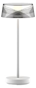 LED Stmívatelná stolní lampa CASABLANCA LED/3,4W/5V USB 3600 mAh IP44 bílá