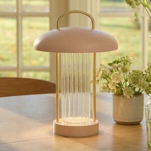 Stolní lampa Nordlux, Mirano, stmívatelné, Pudrová, Obývací pokoj, Kov, Skandinávský