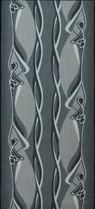 Berfin Dywany AKCE: 210x100 cm s obšitím Protiskluzový běhoun na míru Zel 1001 Silver (Grey) s obšitím - šíře 100 cm s obšitím