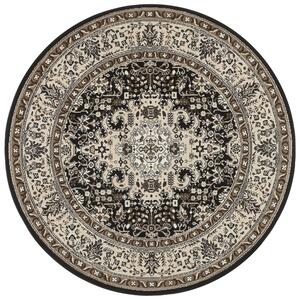 Nouristan - Hanse Home, Kruhový koberec Mirkan 104439 Cream/Brown | hnědá Typ: kulatý 160x160 cm