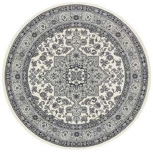 Nouristan - Hanse Home koberce Kruhový koberec Mirkan 104107 Cream/Grey - 160x160 (průměr) kruh cm