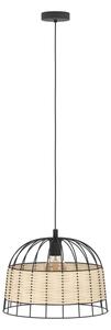 Eglo 55709 - Lustr na lanku ANWICK 1xE27/40W/230V ratan