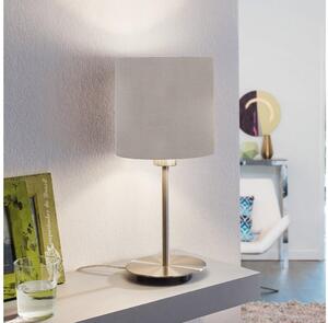 Eglo 54745 - Stolní lampa ANADIA 1xE14/40W/230V taupe/matný chrom