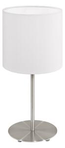 Eglo 54744 - Stolní lampa ANADIA 1xE14/40W/230V bílá/matný chrom