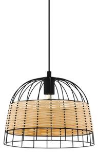 Eglo 55709 - Lustr na lanku ANWICK 1xE27/40W/230V ratan