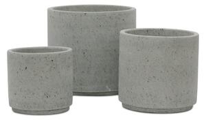 Obal/květináč beton šedý pr. 36 cm, v. 34 cm