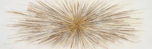 Obraz GOLDEN BURST - ručně malovaný 50x150cm