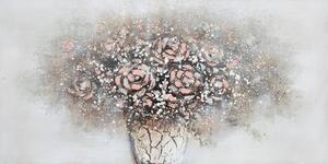 Obraz ROSES - ručně malovaný 70x140cm