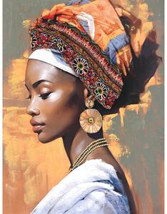 Obraz AFRICAN QUEEN B - ručně malovaný 90x120cm