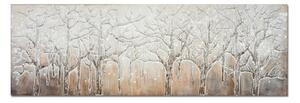 Obraz WINTER TREES - ručně malovaný 40x120cm