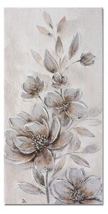 Obraz SOFT BLOOM A - ručně malovaný 40x80cm