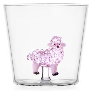 Ichendorf Milano designové sklenice na vodu Animal Farm Tumbler Pink Sheep