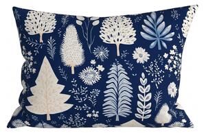 Povlak na polštář z mikrovlákna INDIGO BLOOM 50x70 cm, modrý