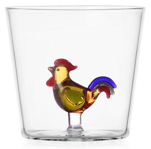 Ichendorf Milano designové sklenice na vodu Animal Farm Tumbler Rooster