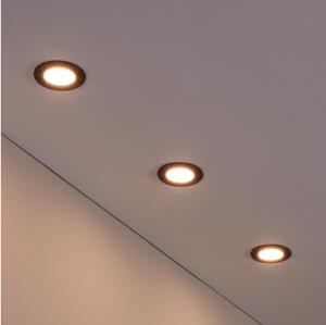 Eglo 31743- SADA 3xLED Stmívatelné svítidlo FUEVA-Z 1xLED/2,8W/230V IP44 černá
