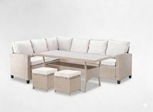 Set zahradního nábytku CESME hnědý ABI3517