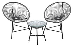 Set zahradního nábytku LUMIRA šedý FAT3446