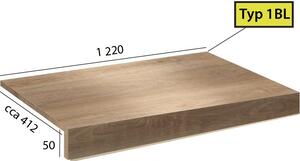 Vinylové schody Brased Easyline Step 1BL - 8201 Topol kávový