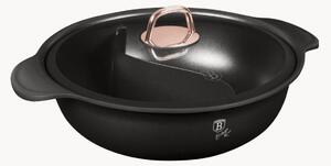 Hrnec's nepřilnavým povrchem's pokličkou Black Rose