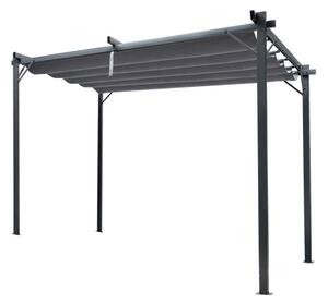 Zahradní pergola NEXUS šedá TUN5682 - 300x300x230 cm