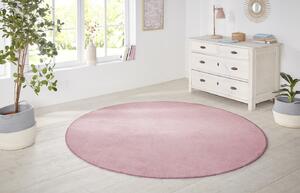 Hanse Home Collection koberce Kusový koberec Nasty 104446 Light-Rose - 200x200 (průměr) kruh cm