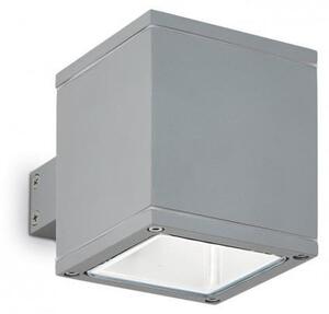 ILUX 118666 Venkovní nástěnné svítidlo Ideal Lux Snif Square AP1 grigio 118666 šedé - IDEALLUX