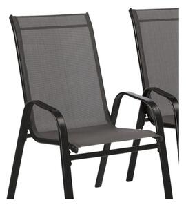 Set zahradních židlí BAR šedé TIH1632 (2 ks)