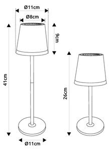 Globo 36637SM - LED Solární svítidlo LED/0,6W/3V 3000K IP44 matný chrom