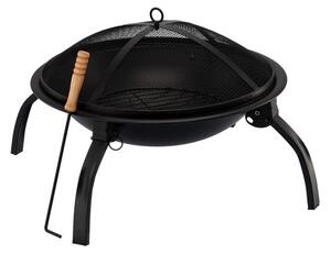 Zahradní ohniště MAXE černé BBQ5344