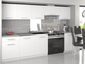 Kuchyňská linka Belini 240 cm bílý mat s pracovní deskou Uniqa3 Výrobce