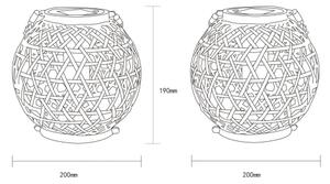 Globo 36659 - LED Solární svítidlo LED/0,02W/3V IP44