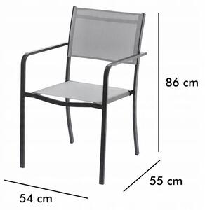 Židle SYLORA šedá ANH0877