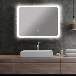 Smartzrcadla Koupelnové zrcadlo S-4658 s LED podsvícením 90 × 70 cm