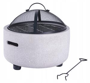 Zahradní ohniště PULSE černé / šedé BBQ0124
