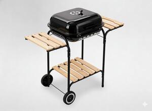 Zahradní gril CRAVE černý / hnědý BBQ0155