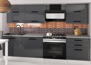 Kuchyňská linka Belini 180 cm šedý lesk s pracovní deskou Primera2 Výrobce