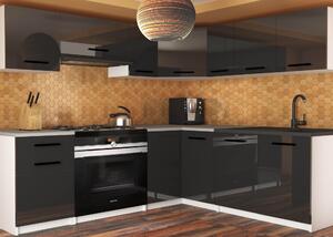 Kuchyňská linka Belini 360 cm černý lesk s pracovní deskou Lidia Uniqa2 Výrobce
