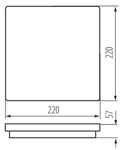 Kanlux 38787 - LED Venk. svítidlo BENO LED/12/18W/230V 3000/3500/4000K IP65 ant