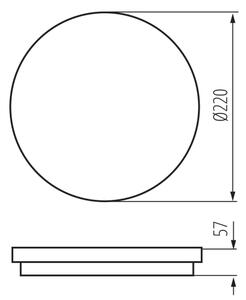 Kanlux 38778 - LED Venk. svítidlo BENO LED/12/18W/230V 3000/3500/4000K IP65 bílá