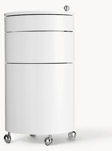 Kulatá skříňka na kolečkách Barboy, design Verner Panton