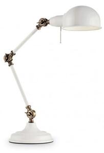ILUX 145198 Stolní lampa Ideal Lux Truman TL1 145198 bílá - IDEALLUX