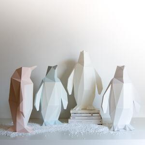 Papírová origami lampa tučňák Owl paperlamps Barva: Bílá
