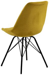 Jídelní Židle Eris Žlutá Kord
