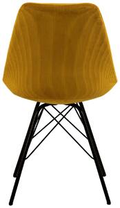 Jídelní Židle Eris Žlutá Kord