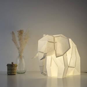 Papírová origami lampa slon Owl paperlamps Barva: Bílá