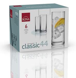 Rona Sklenice Classic long drink XL 440 ml 6 ks